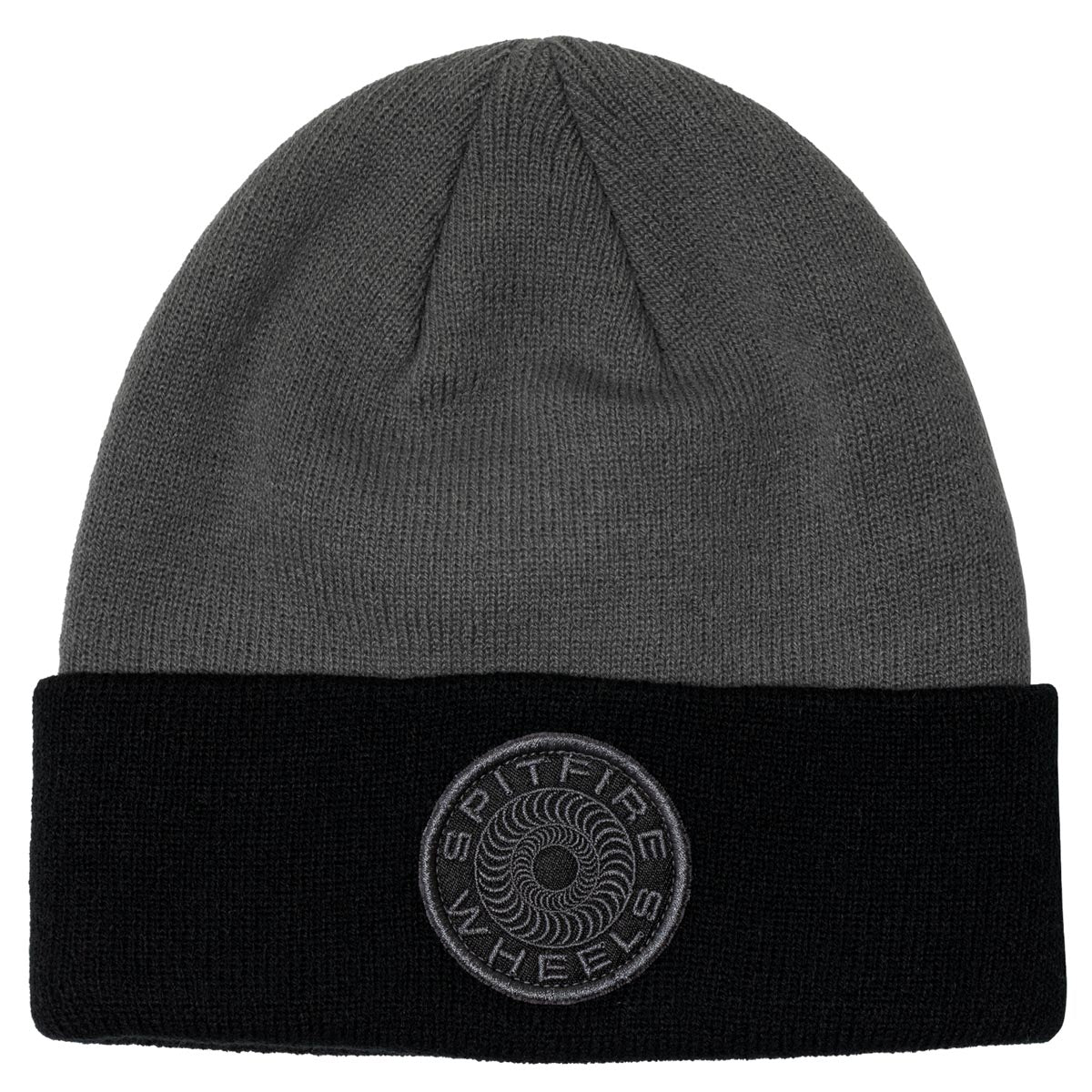 Spitfire Classic 87 Swirl Patch Beanie - Black/Charcoal image 1