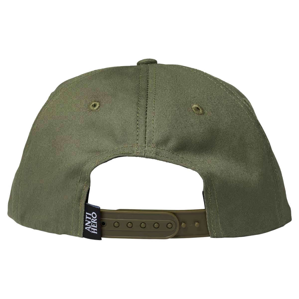 Anti-Hero Basic Pigeon Round Snapback Hat - Sage/Yellow image 2