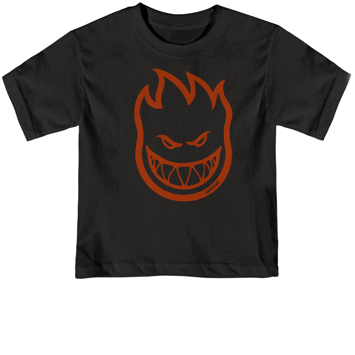 Spitfire Toddler Bighead T-Shirt - Black/Burnt Orange - 4T image 1