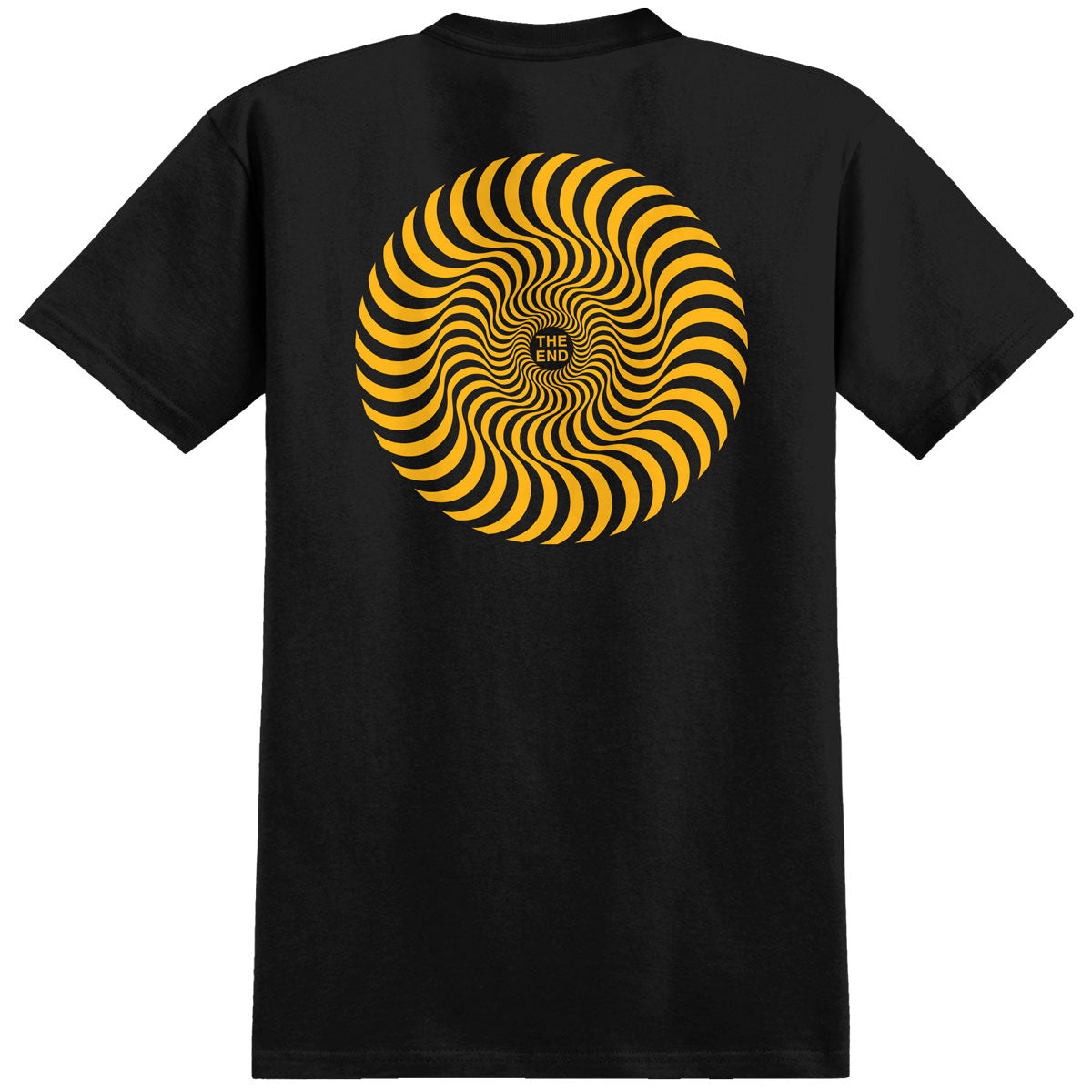 Spitfire Classic Swirl T-Shirt - Black/Gold image 1
