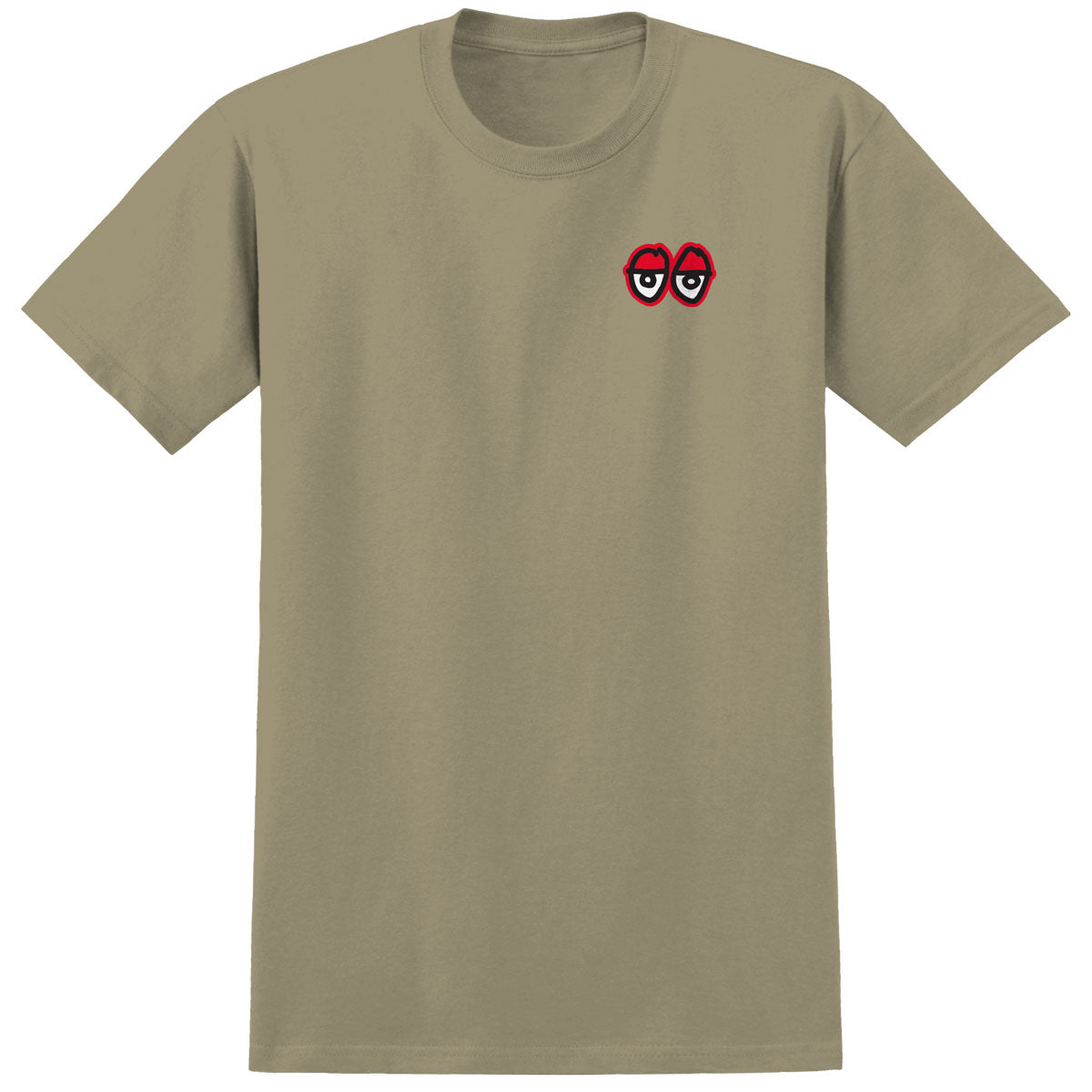 Krooked Strait Eyes T-Shirt - Sand/Red image 1