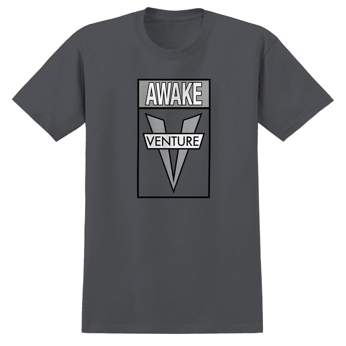 Venture Awake T-Shirt - Charcoal/Grey/White/Black – CCS