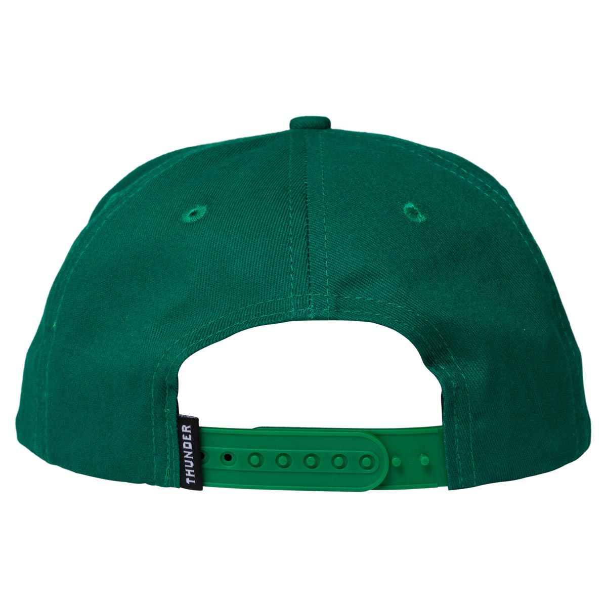Thunder Bolt Script Snapback Hat - Teal image 2