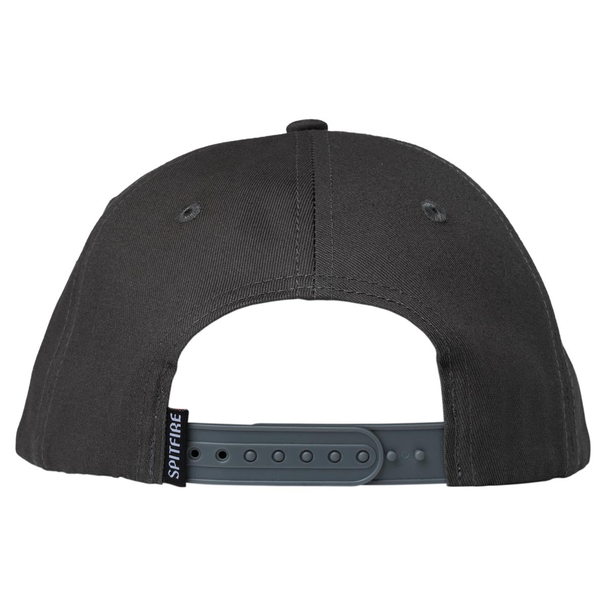 Spitfire Old E Arch Snapback Hat - Charcoal/Yellow image 2