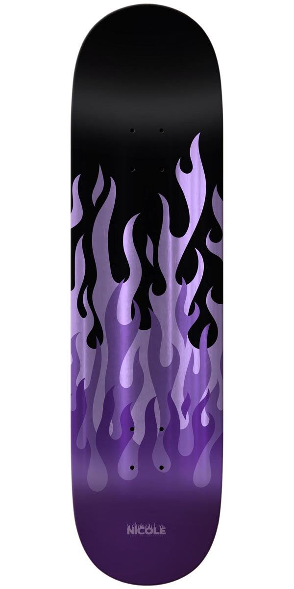 Real Nicole Kitted True Fit Skateboard Deck - Purple - 8.06