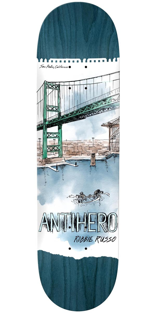 Anti-Hero Russo Cityscapes Skateboard Deck - 8.50