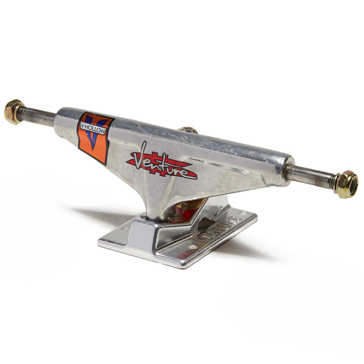 Venture Paid V-Hollow Skateboard Trucks - Polished - 5.2 Hi image 1