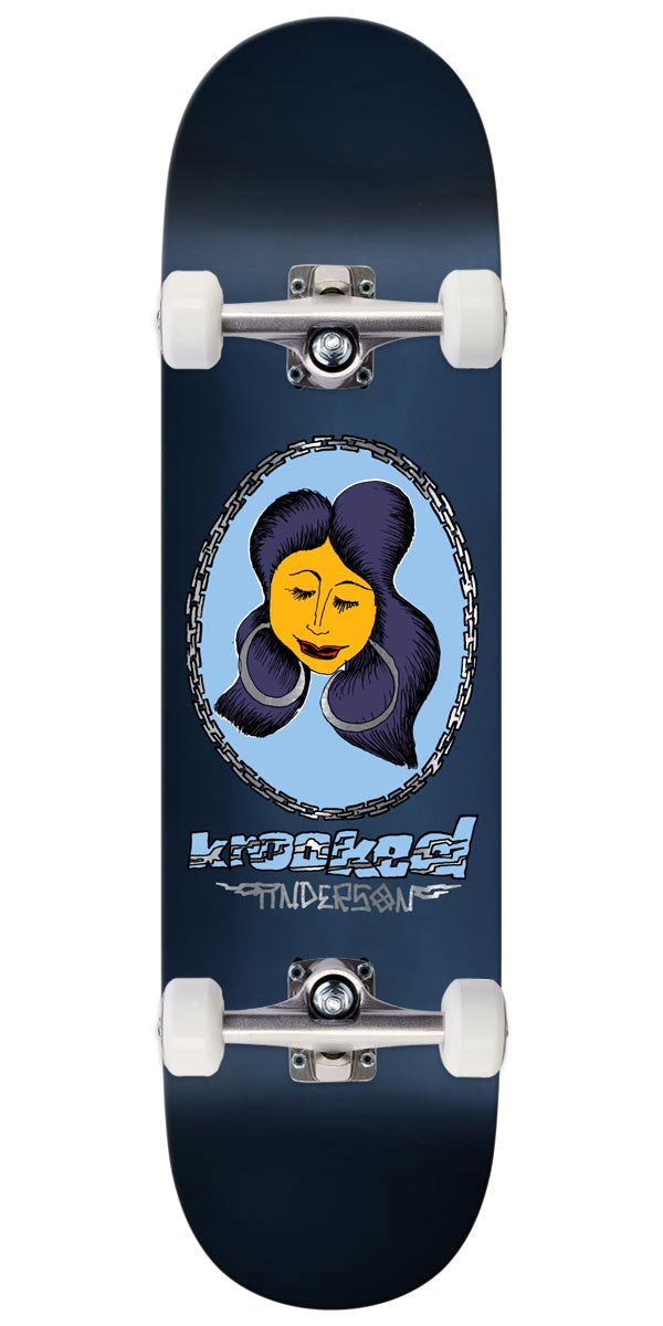 Krooked Manderson Chain Frame Skateboard Complete - Sparkle - 8.75