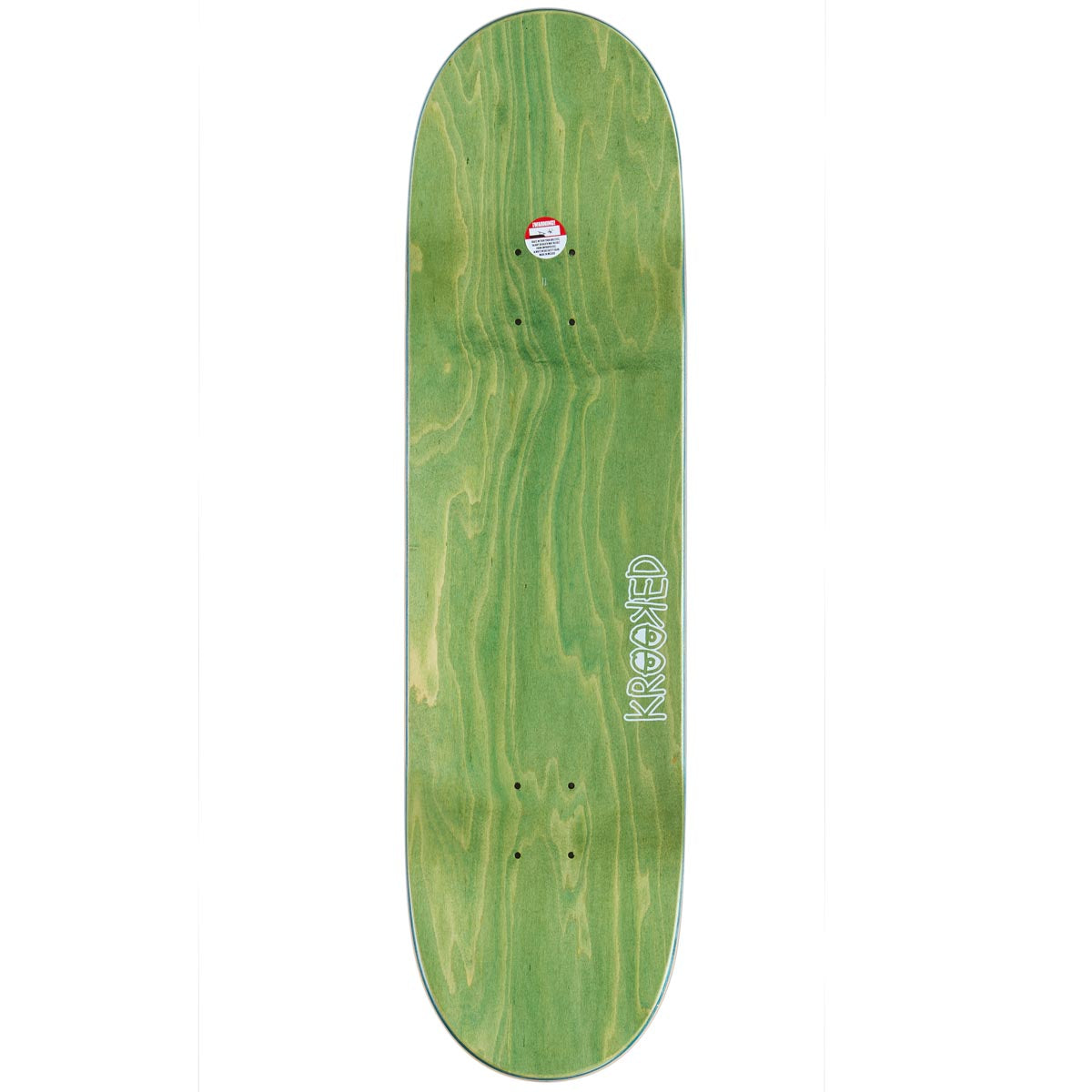 Krooked Una Punx True Fit Skateboard Complete - Yellow - 8.38