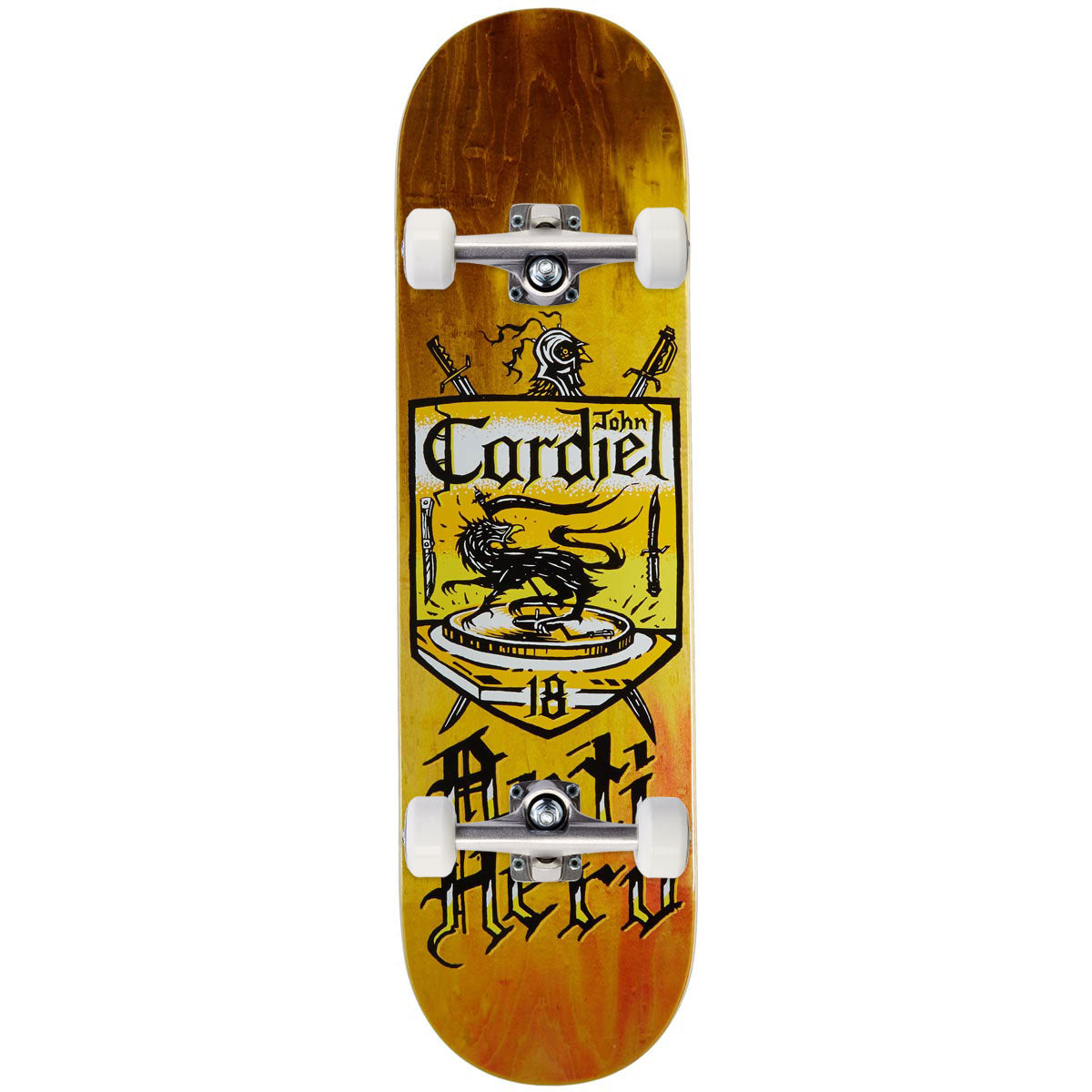 Anti-Hero Cardiel Coat Of Arms Skateboard Complete - 8.62