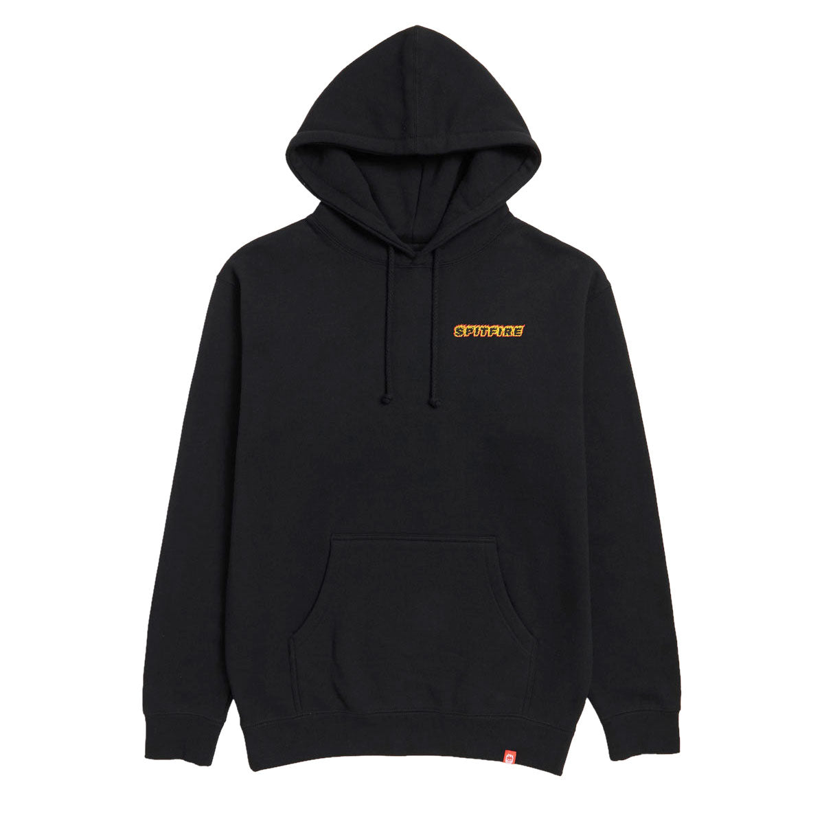 Spitfire OG Classic Flame Hoodie - Black/Red/Yellow Prints image 2