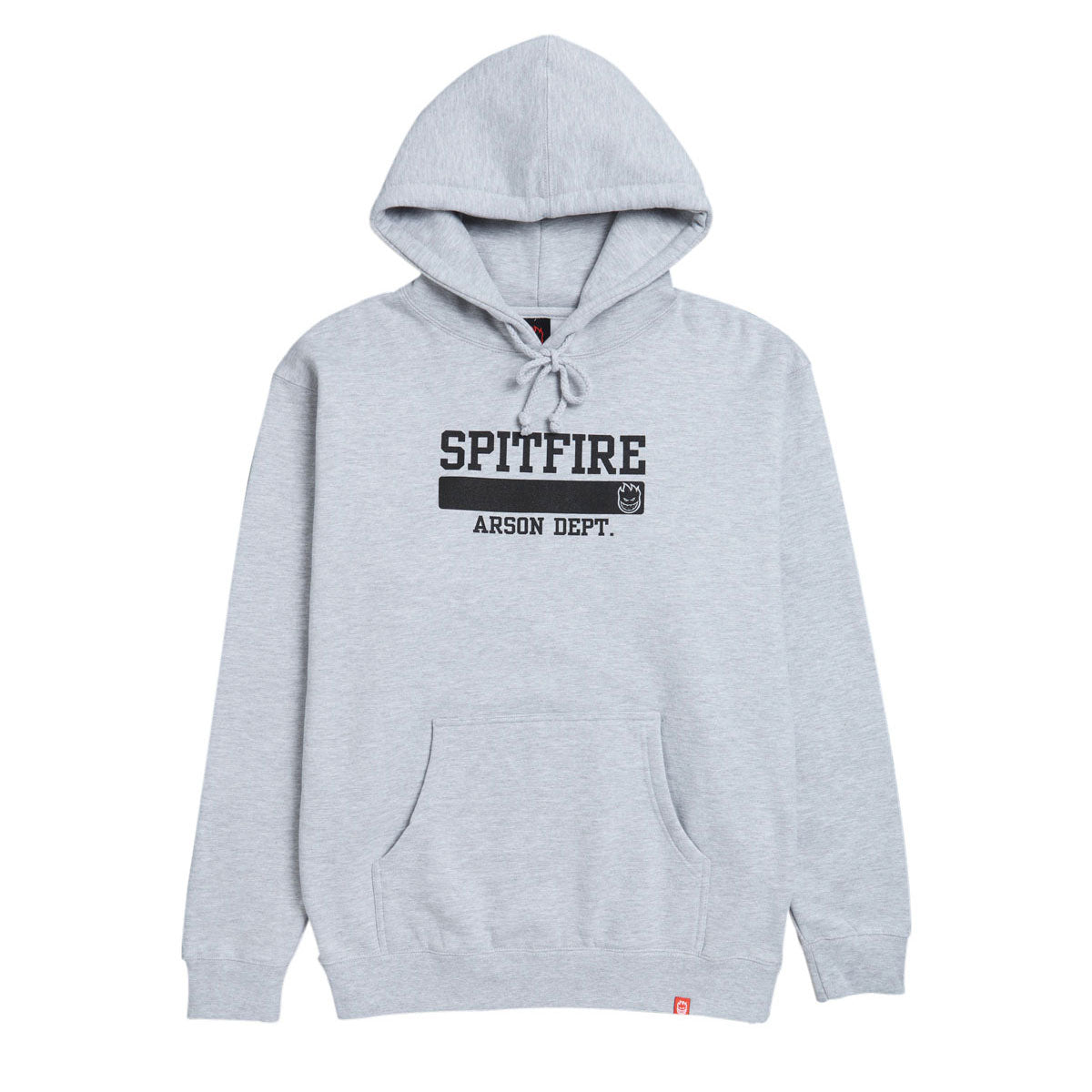 Spitfire Arson Dept. Hoodie - Grey Heather/Black Print image 1