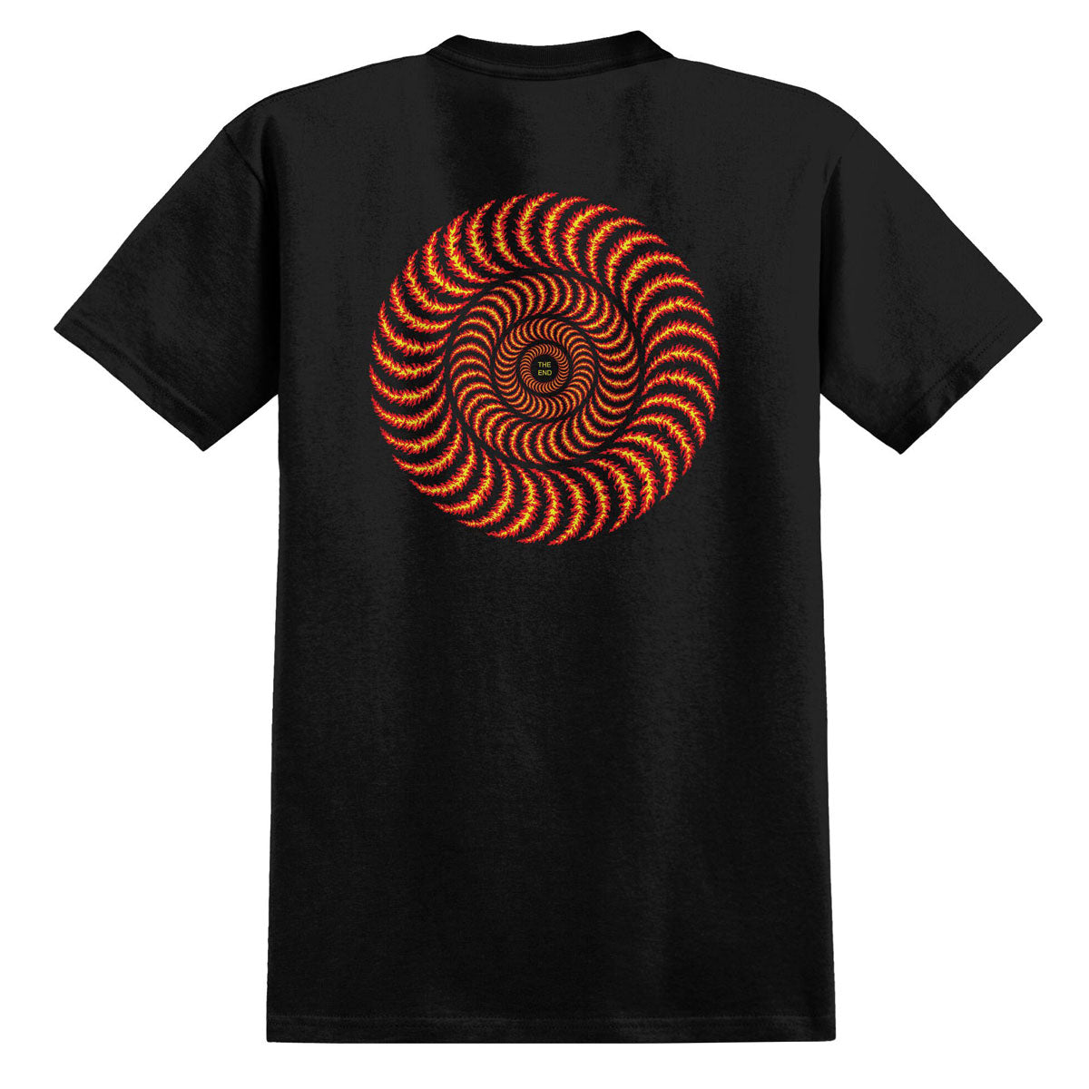 Spitfire OG Classic Flame T-Shirt - Black/Red/Yellow Prints image 1