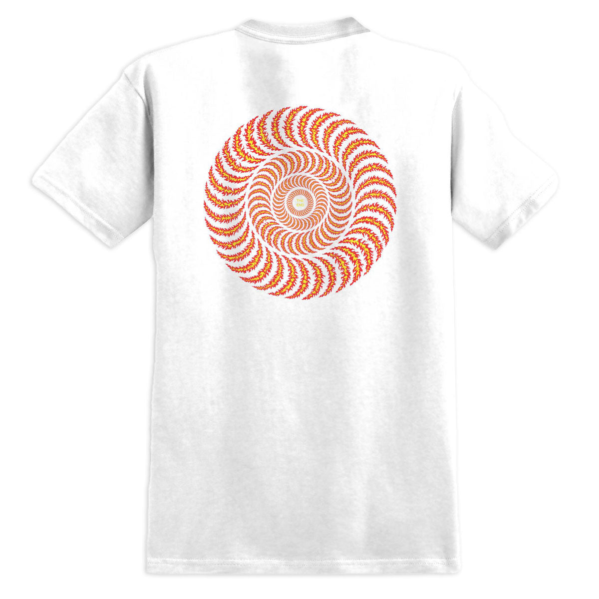 Spitfire OG Classic Flame T-Shirt - White/Red/Yellow/Black Prints image 1