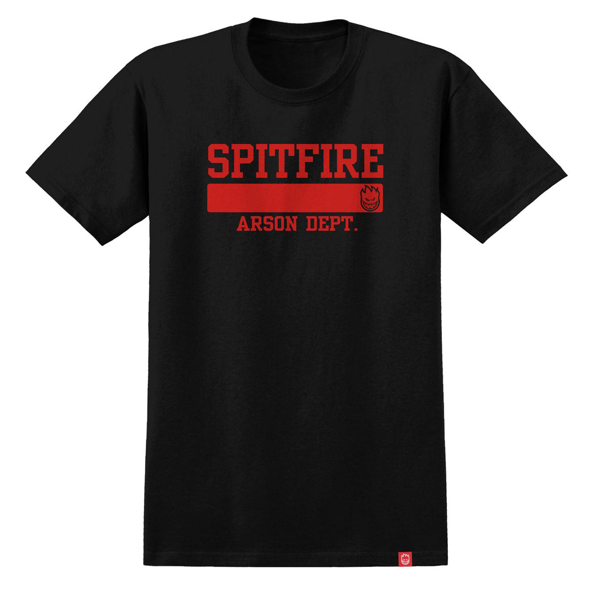 Spitfire Arson Dept. T-Shirt - Black/Red Print image 1