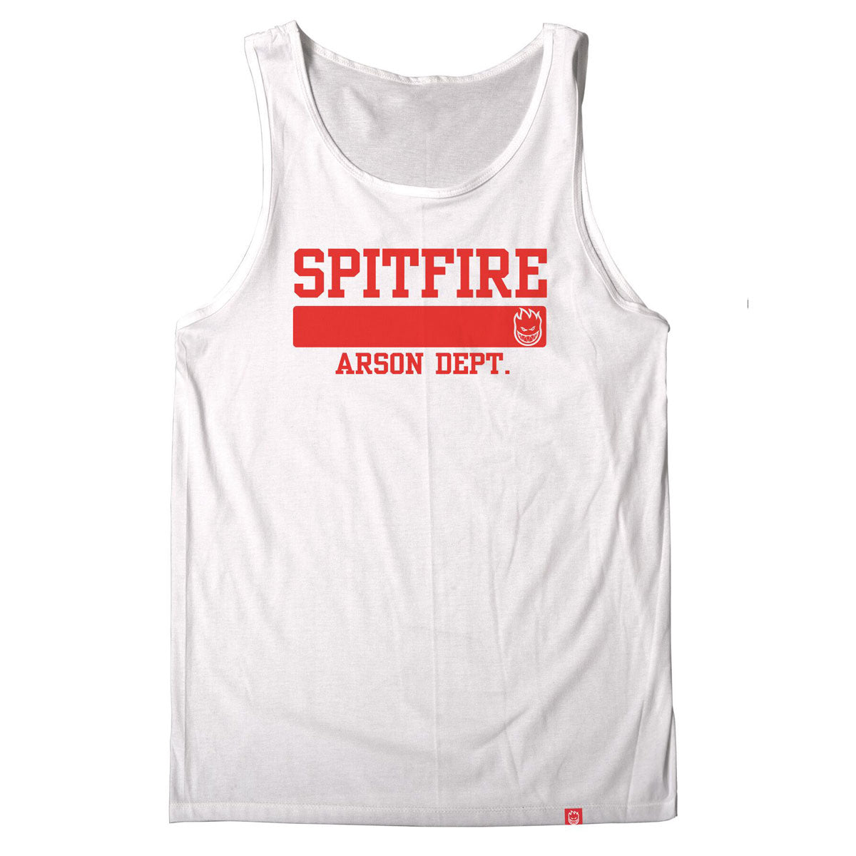 Spitfire Arson Dept. Tank Top - White/Red Print image 1