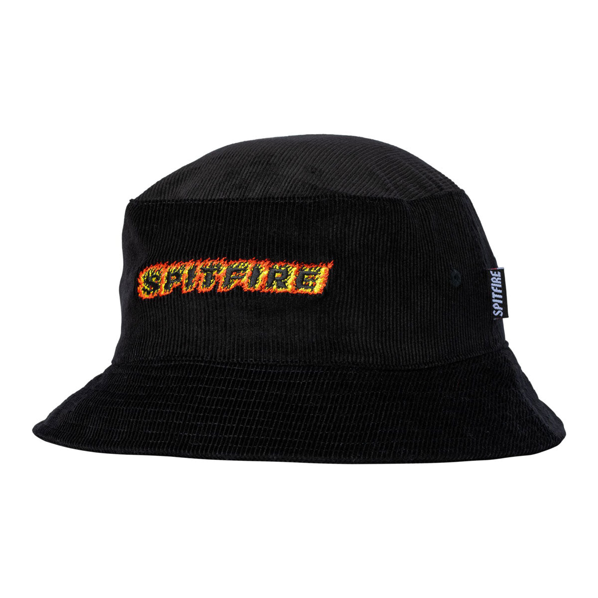 Spitfire Flames Script Bucket Hat - Black image 1