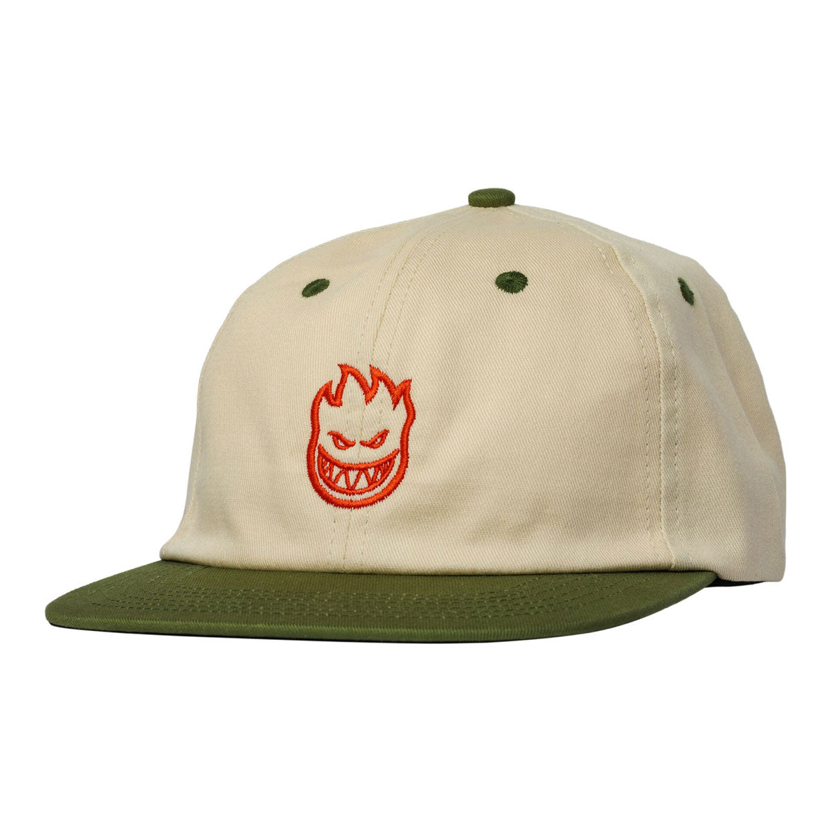 Spitfire Lil Bighead Hat - Natural/Olive/Red image 1