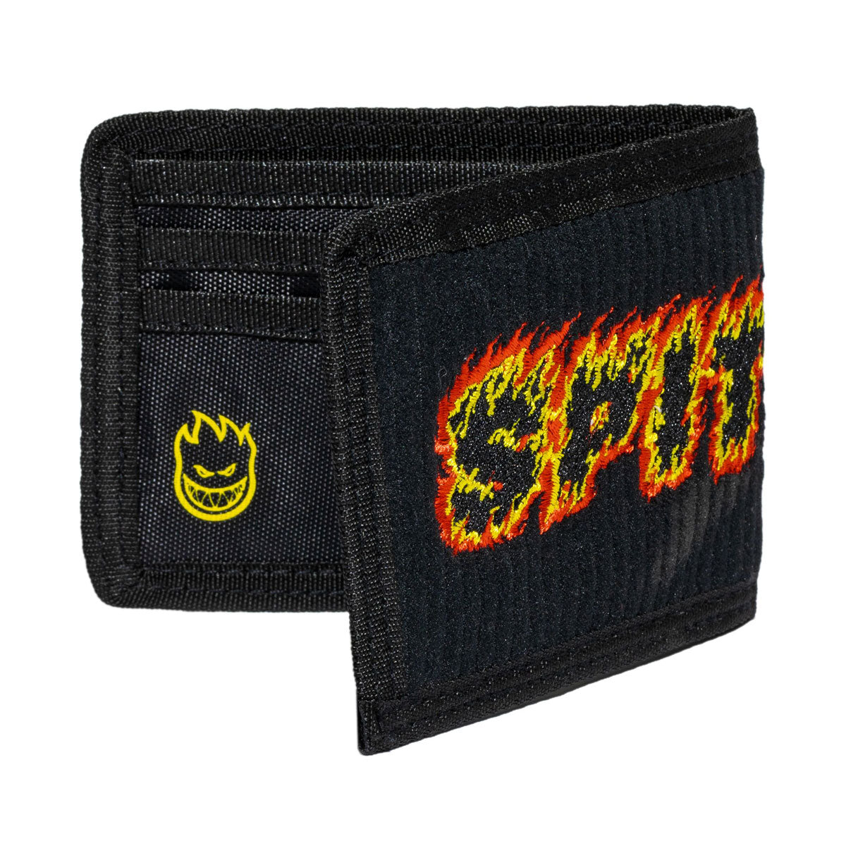 Spitfire Flames Script Wallet - Black image 1