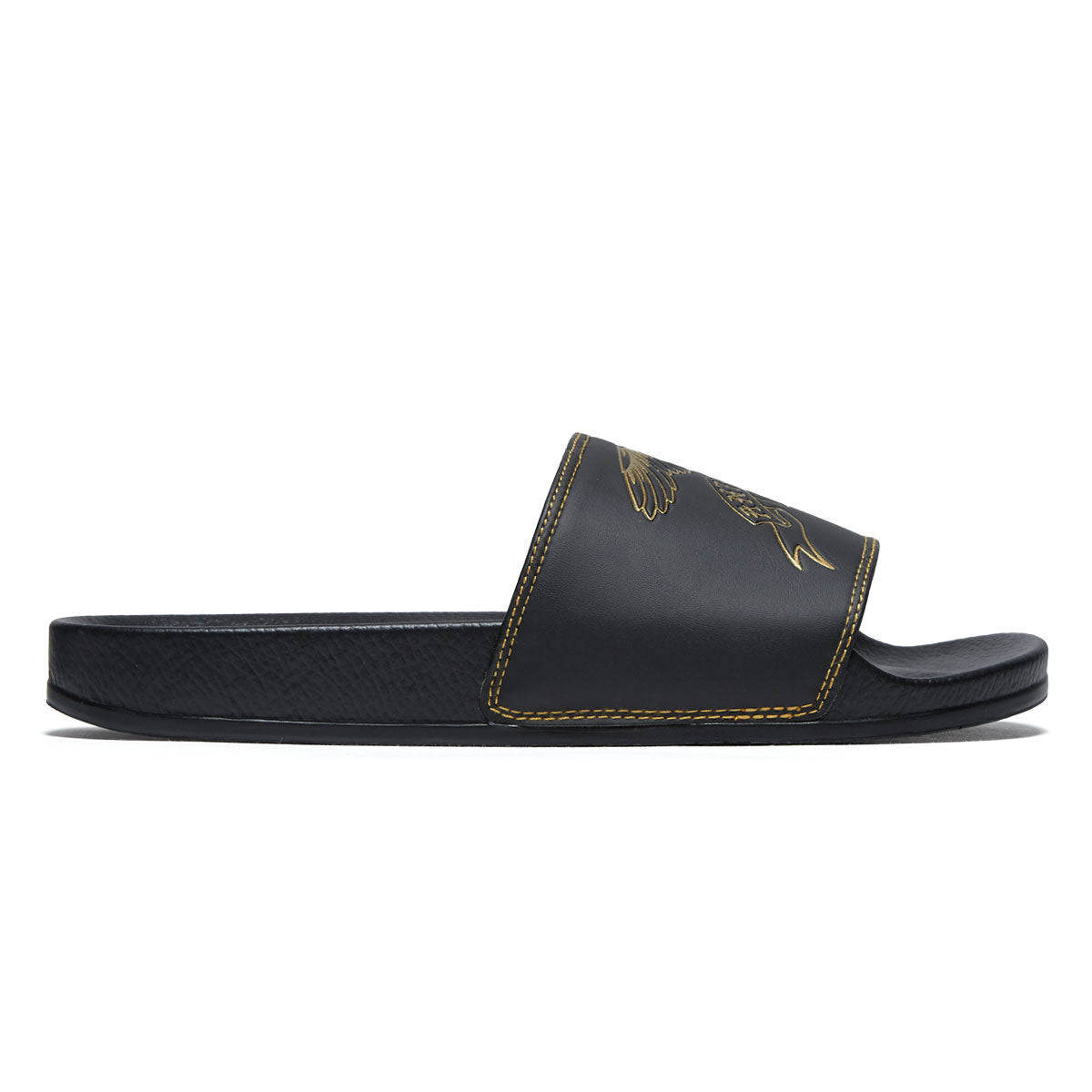 Anti-Hero Basic Eagle Slide Shoes - Black/Gold image 1