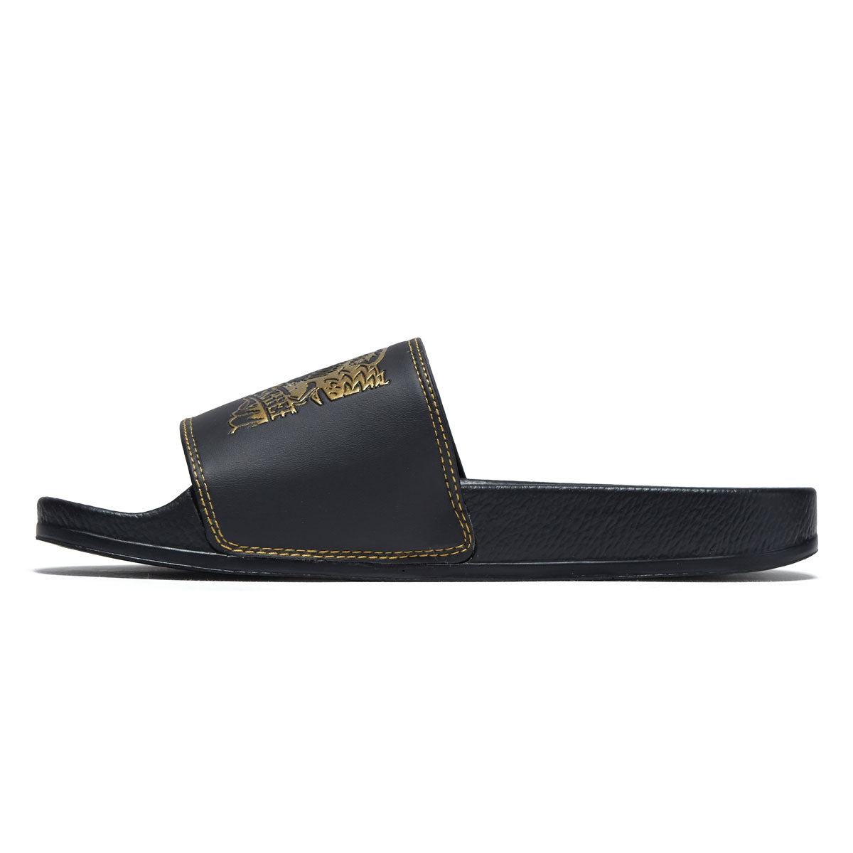 Anti-Hero Basic Eagle Slide Shoes - Black/Gold image 2