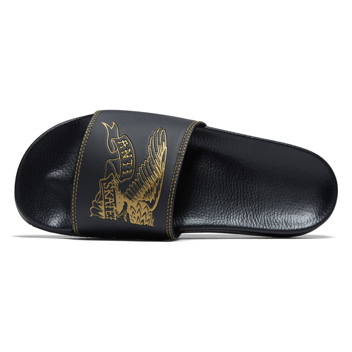 Anti-Hero Basic Eagle Slide Shoes - Black/Gold image 3