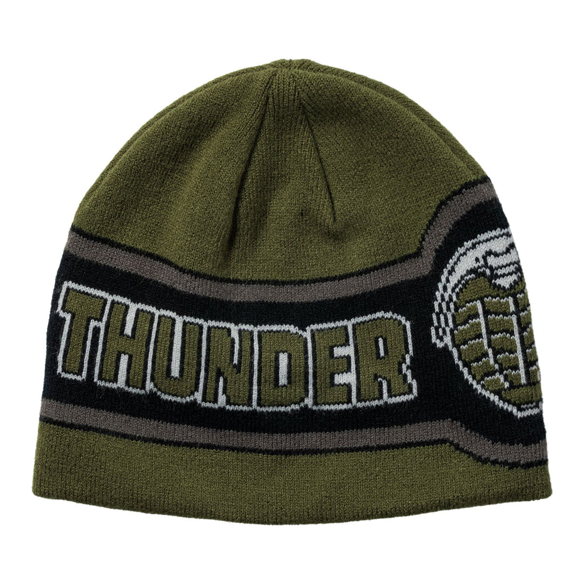 Thunder OG Grenade Beanie - Olive/Black/Grey image 1