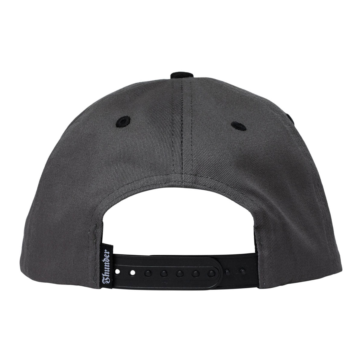 Thunder Bolt Script Hat - Charcoal/Black image 2