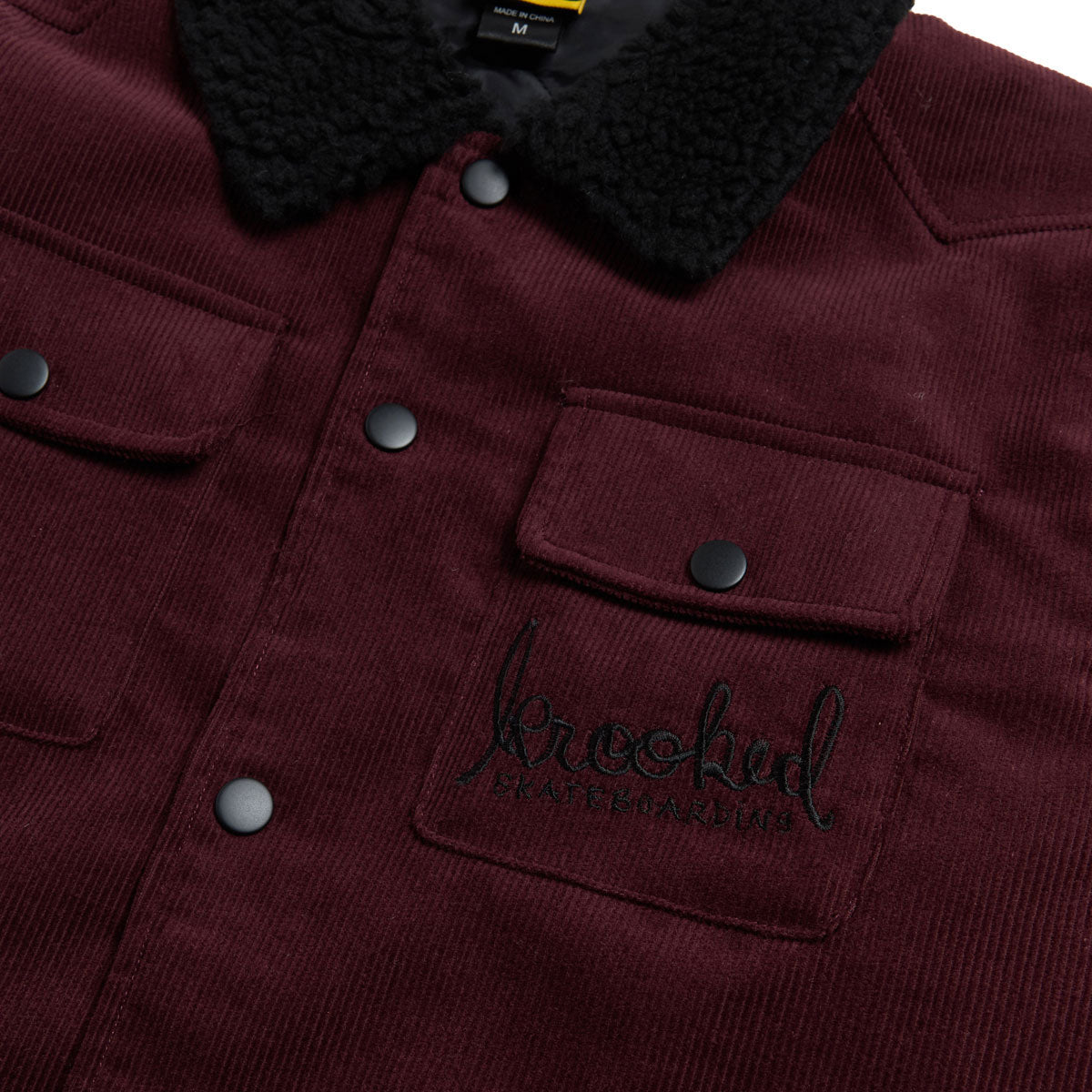 Krooked Skript Jacket - Burgundy image 4