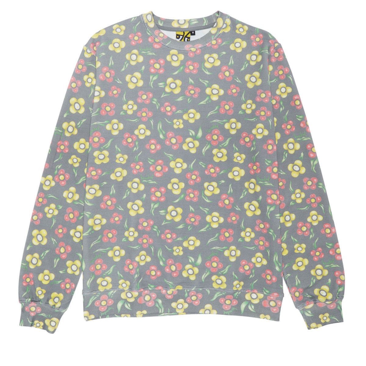 Krooked Painted Flowers Sweatshirt - Multi Color image 1