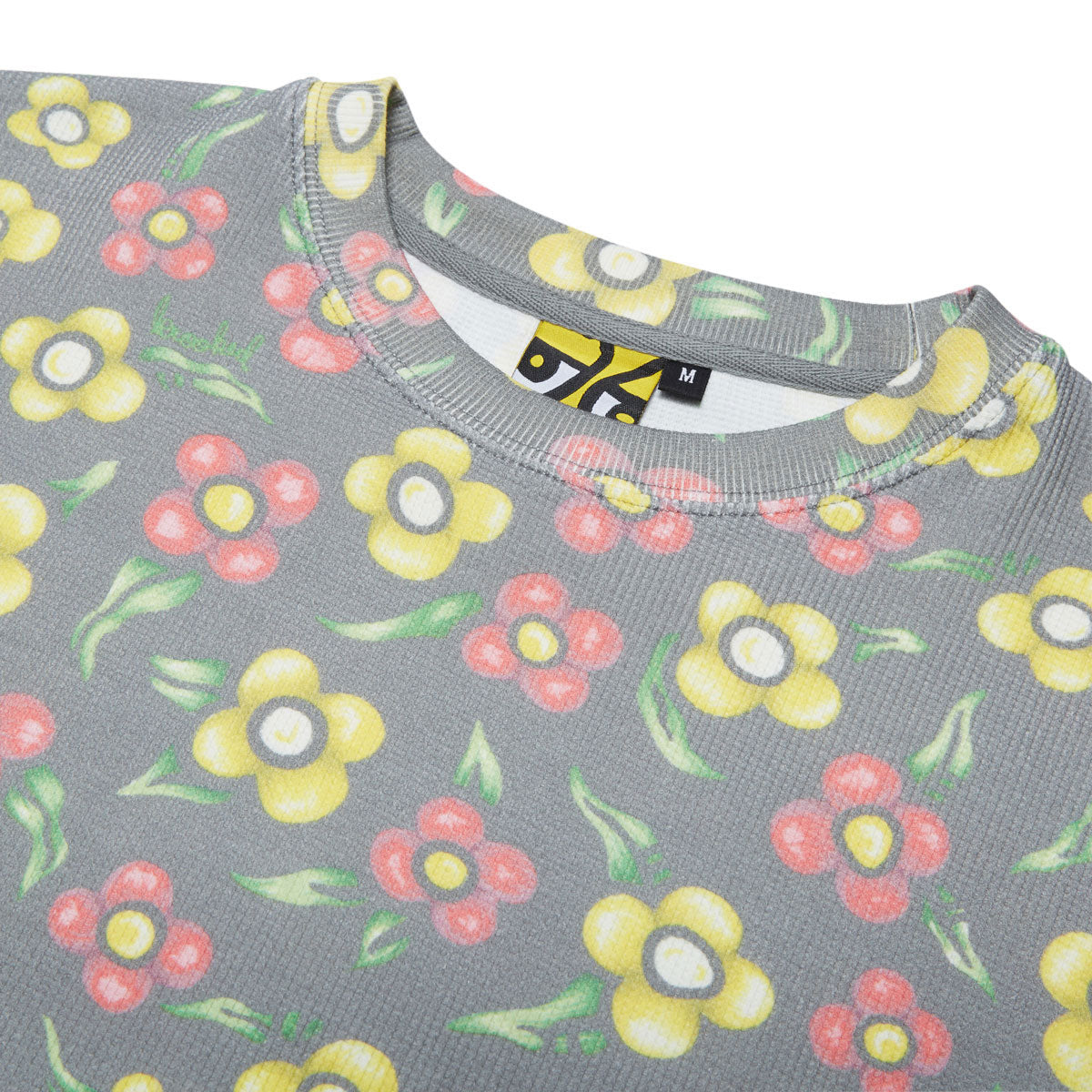 Krooked Painted Flowers Sweatshirt - Multi Color image 3