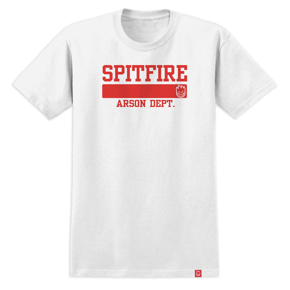 Spitfire Youth Arson Dept. T-Shirt - White/Red Print image 1