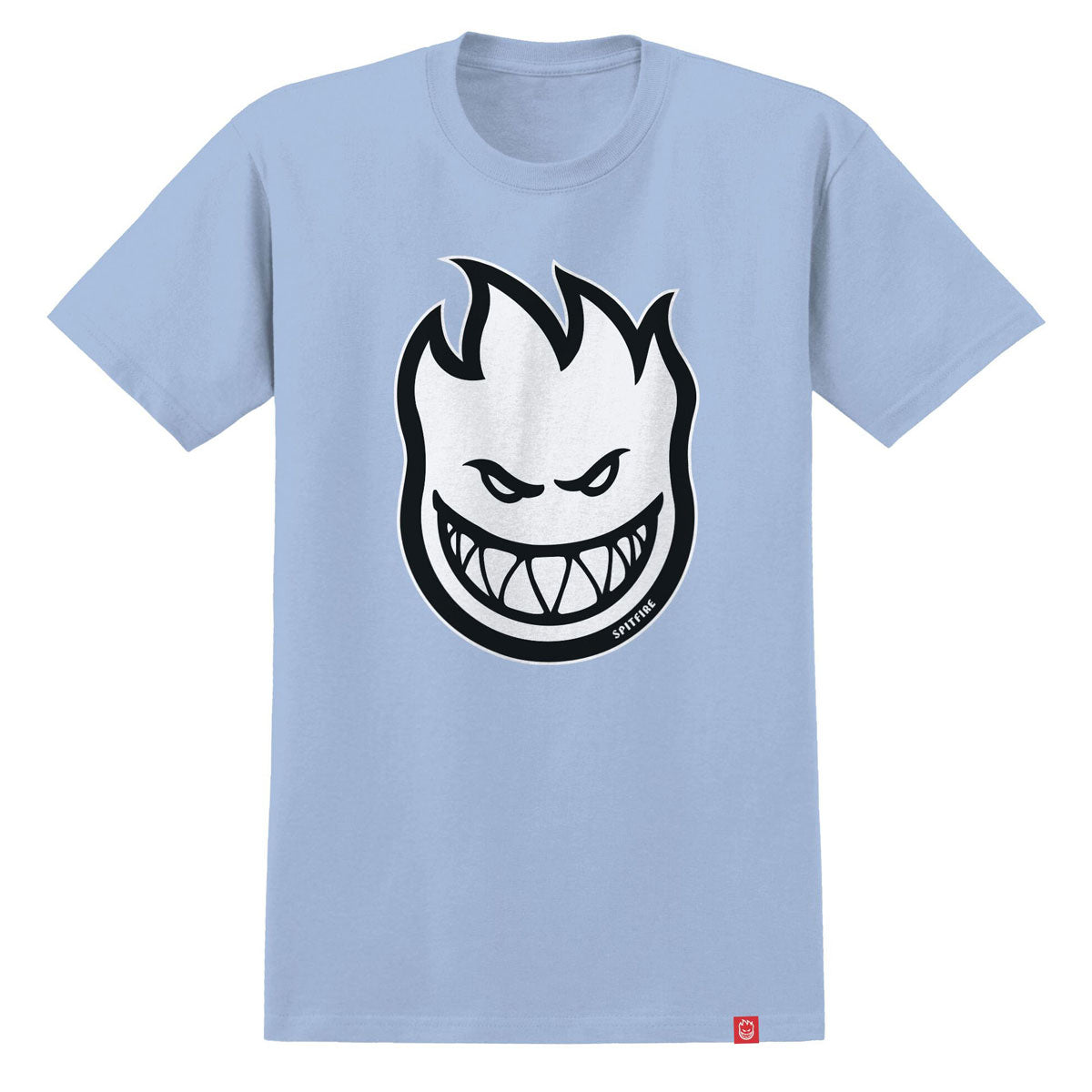 Spitfire Youth Bighead Fill T-Shirt - Light Blue/White/Black Print image 1