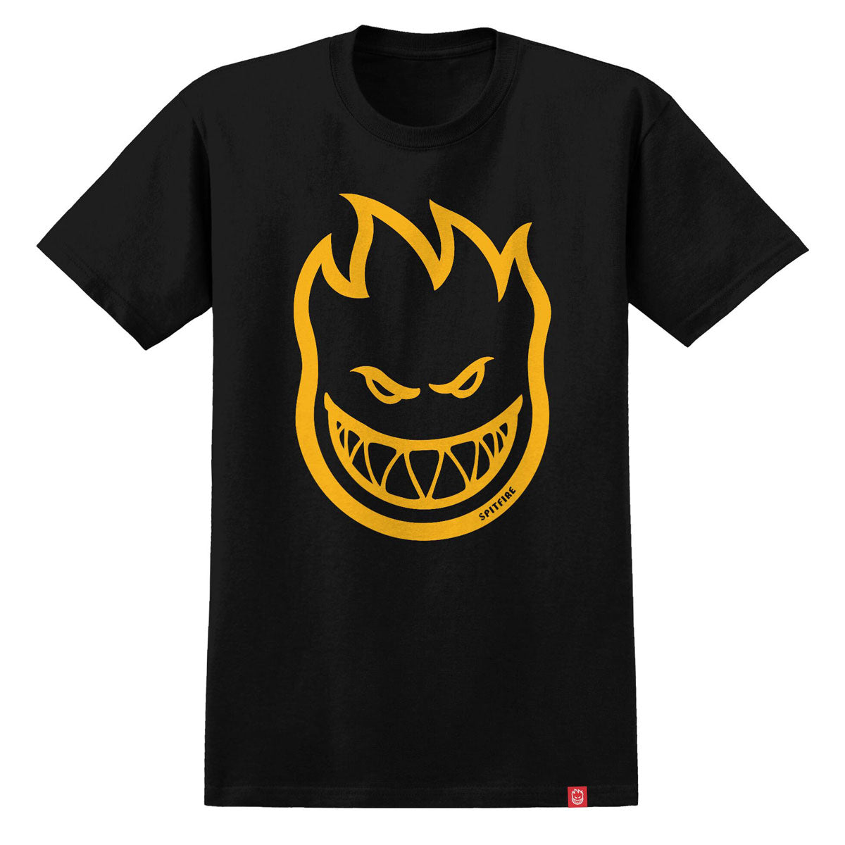 Spitfire Youth Bighead T-Shirt - Black/Gold Print image 1