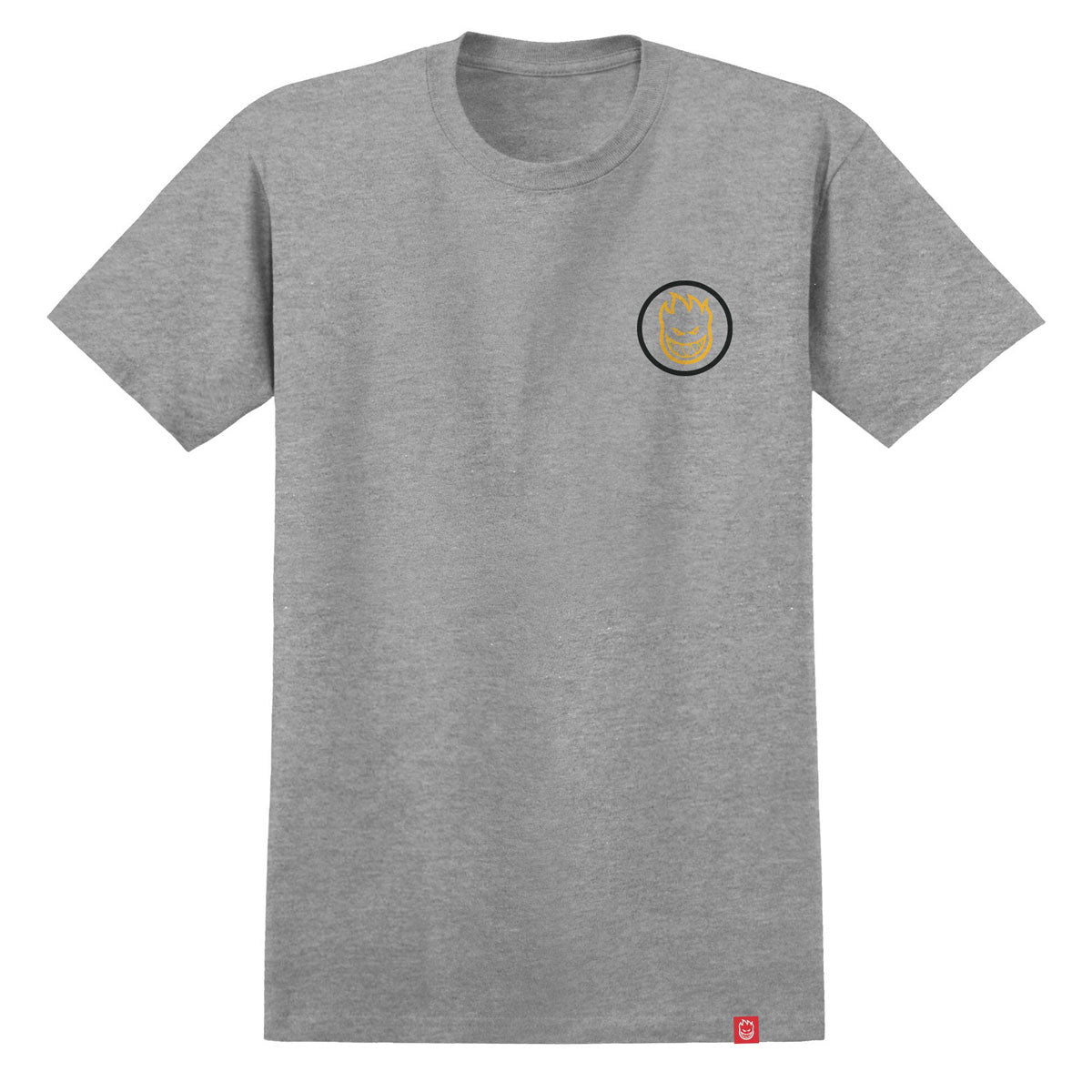 Spitfire Youth Classic Swirl Overlay T-Shirt - Sport Grey/Black/Gold Prints image 2