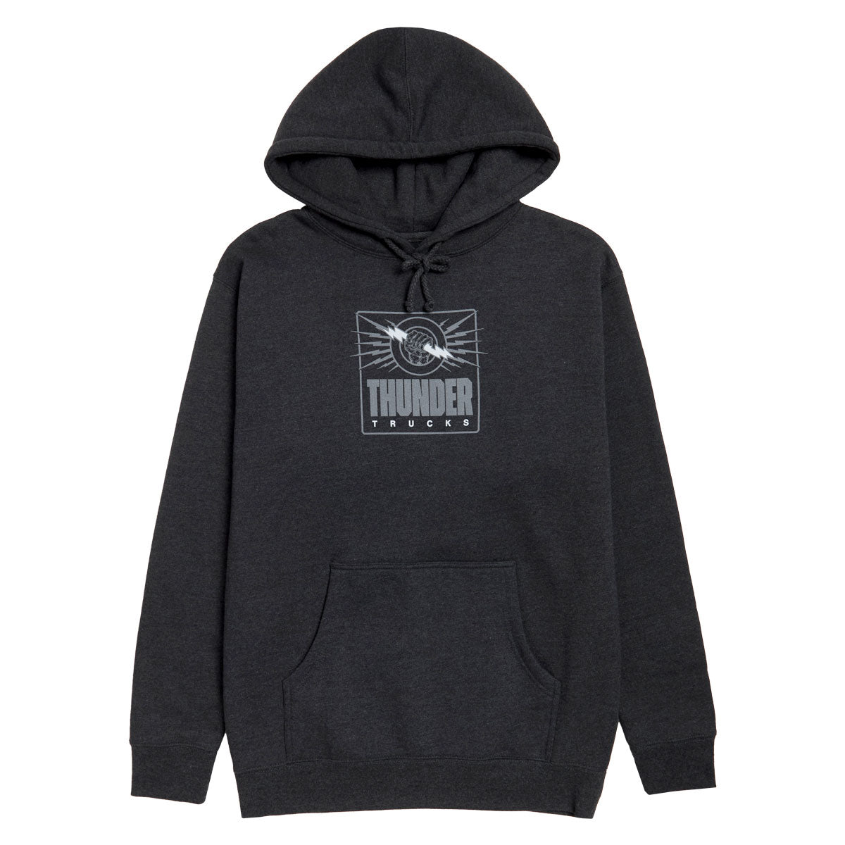 Thunder Live Wire Hoodie - Charcoal Heather/Black/Grey Print image 1