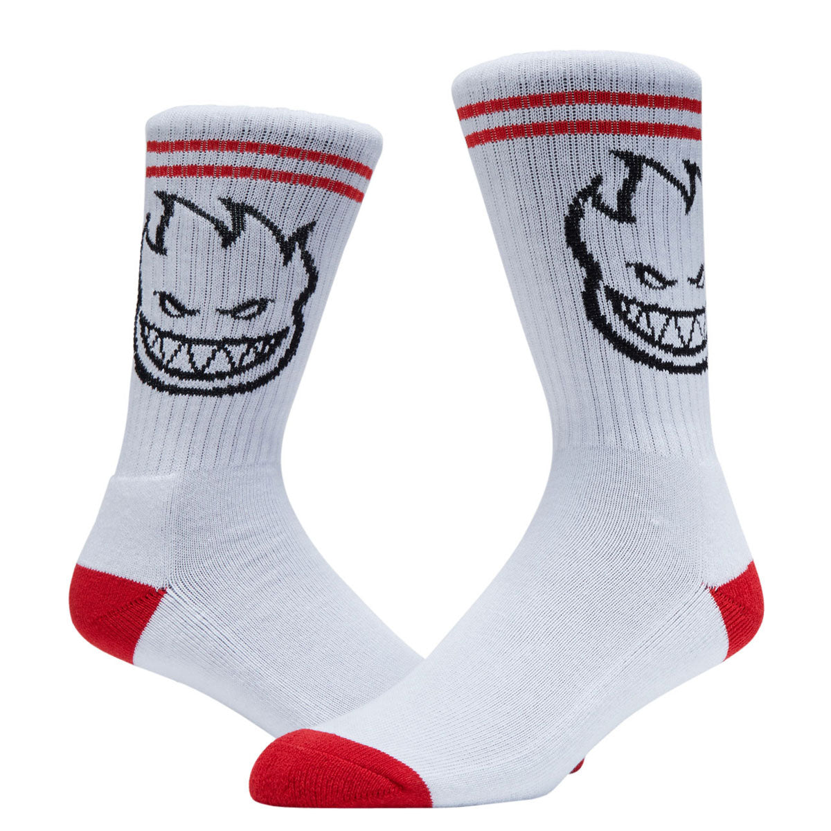 Spitfire Bighead Socks - White/Red/Black image 2