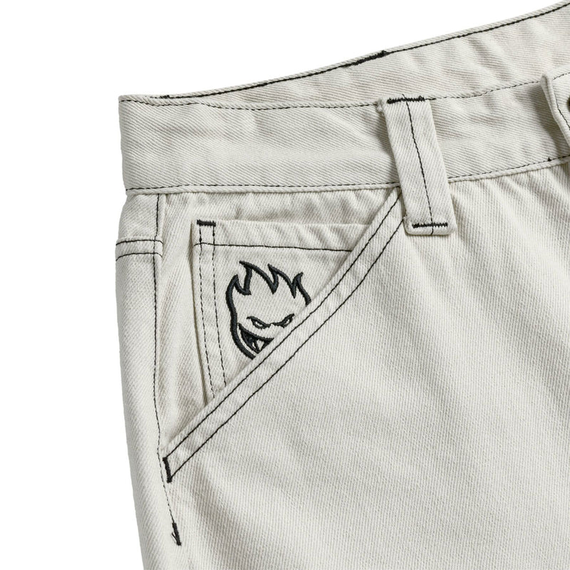 Spitfire Bighead Denim Jeans - Natural/Black Stitch