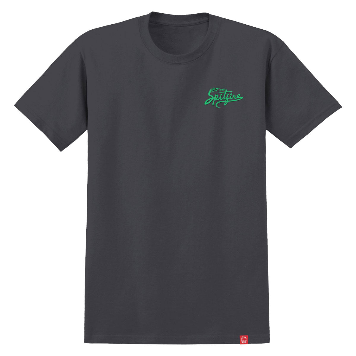 Spitfire Snake Classic T-Shirt - Charcoal/Green/Black image 1