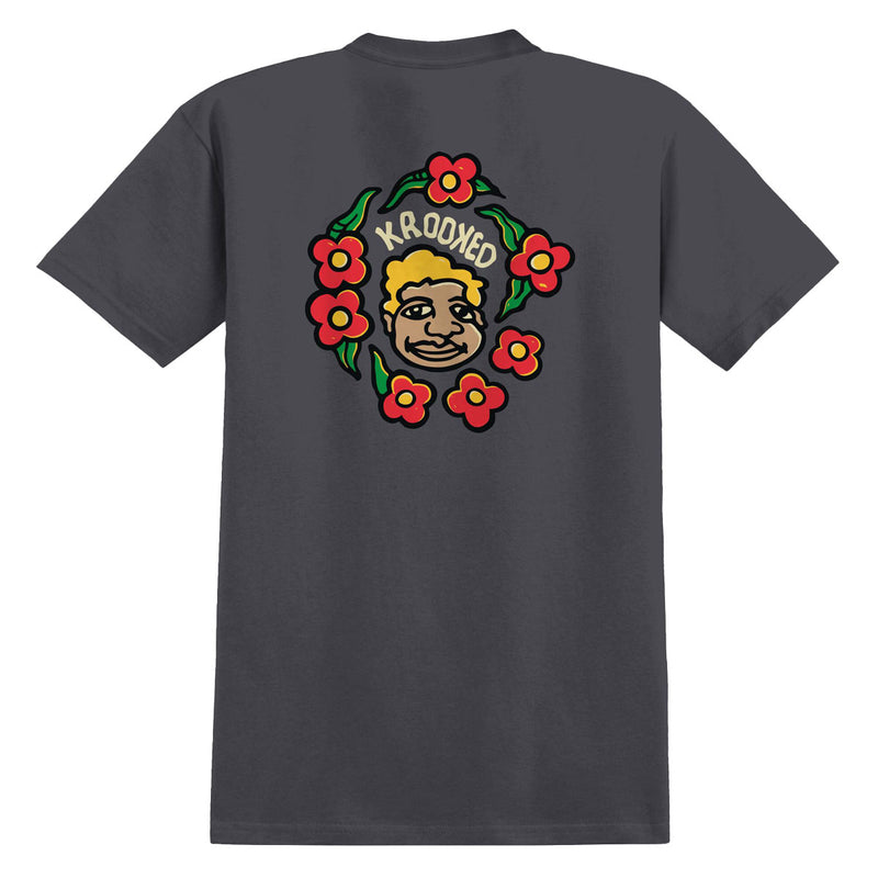 Krooked Krooked Mg T-Shirt - Charcoal