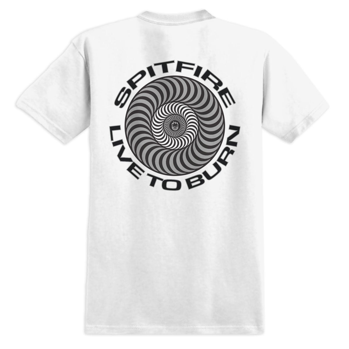Spitfire Live To Burn Classic T-Shirt - White image 1