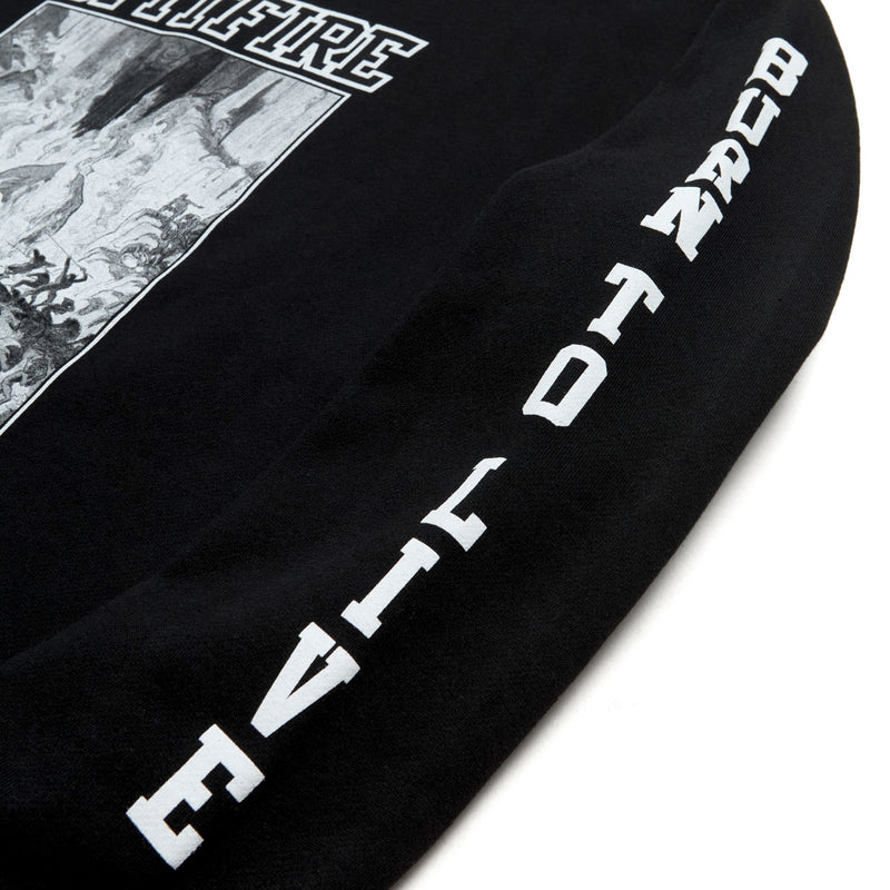 Spitfire Inferno Sleeve Sweatshirt - Black/Black/White
