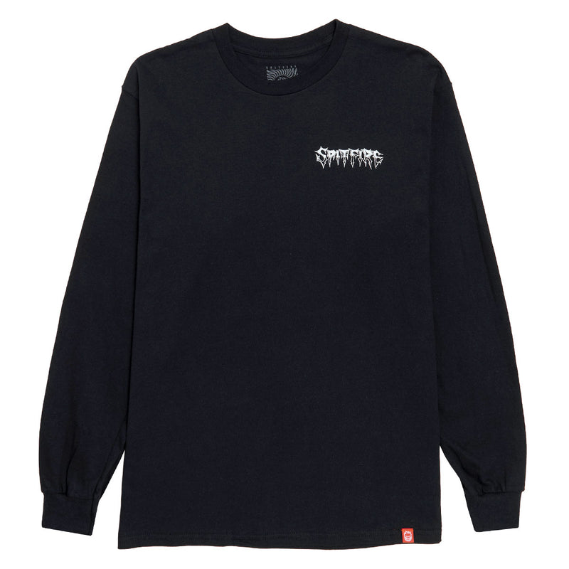 Spitfire Batwing Classic Long Sleeve T-Shirt - Black/White