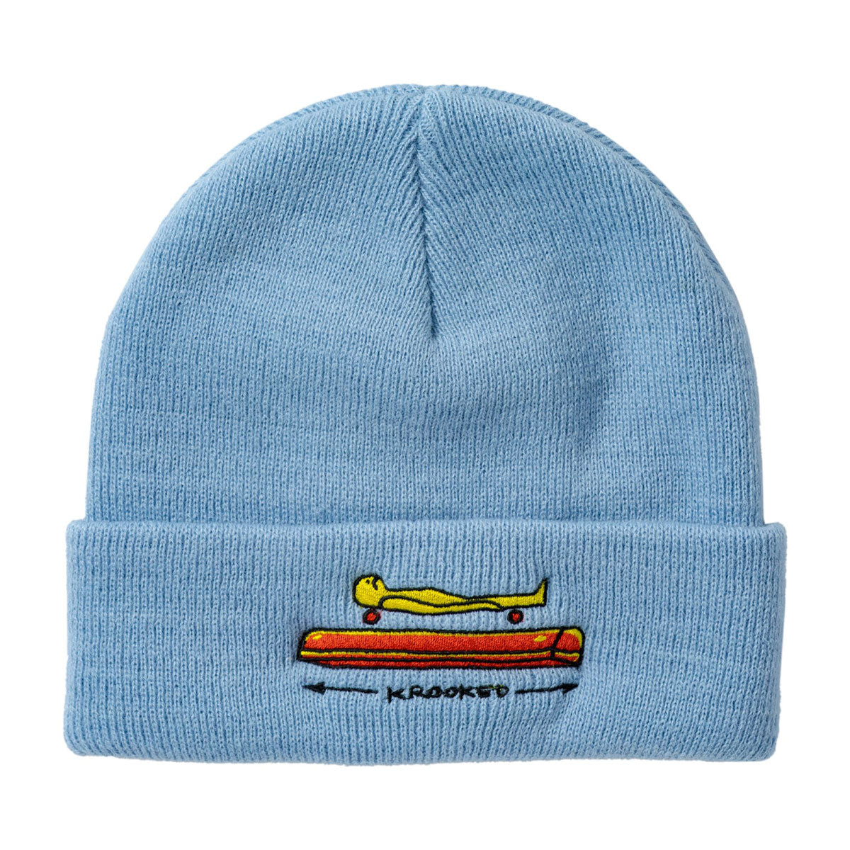 Krooked Koffin Beanie - Light Blue image 1