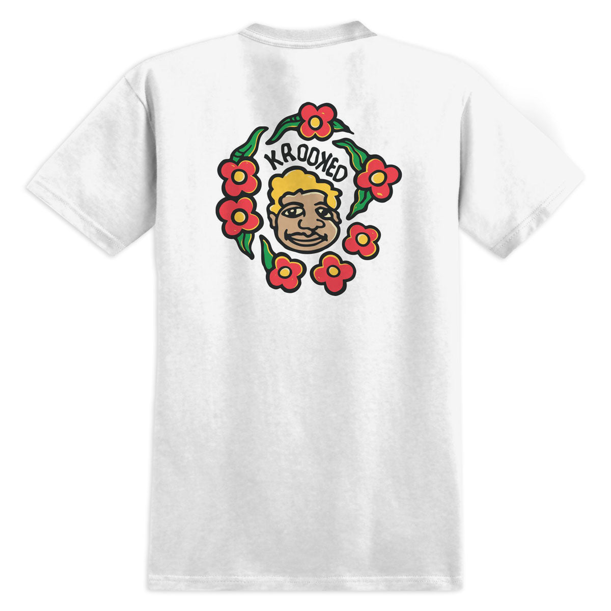 Krooked MG T-Shirt - White/Multi image 1