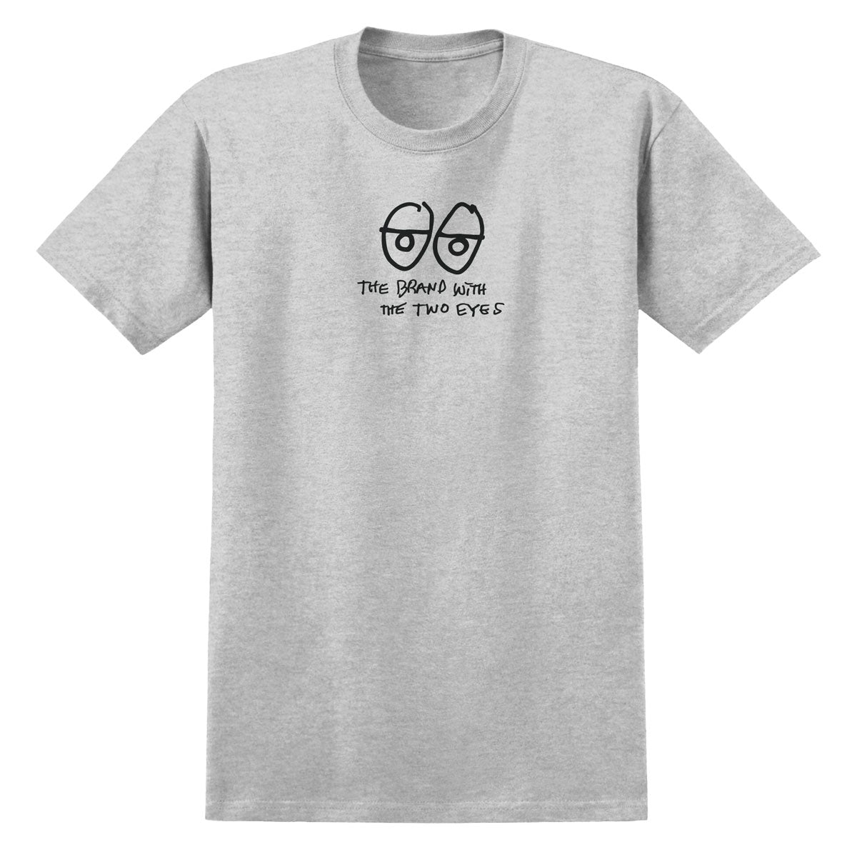 Krooked Two Eyes T-Shirt - Ash Grey/Black image 1