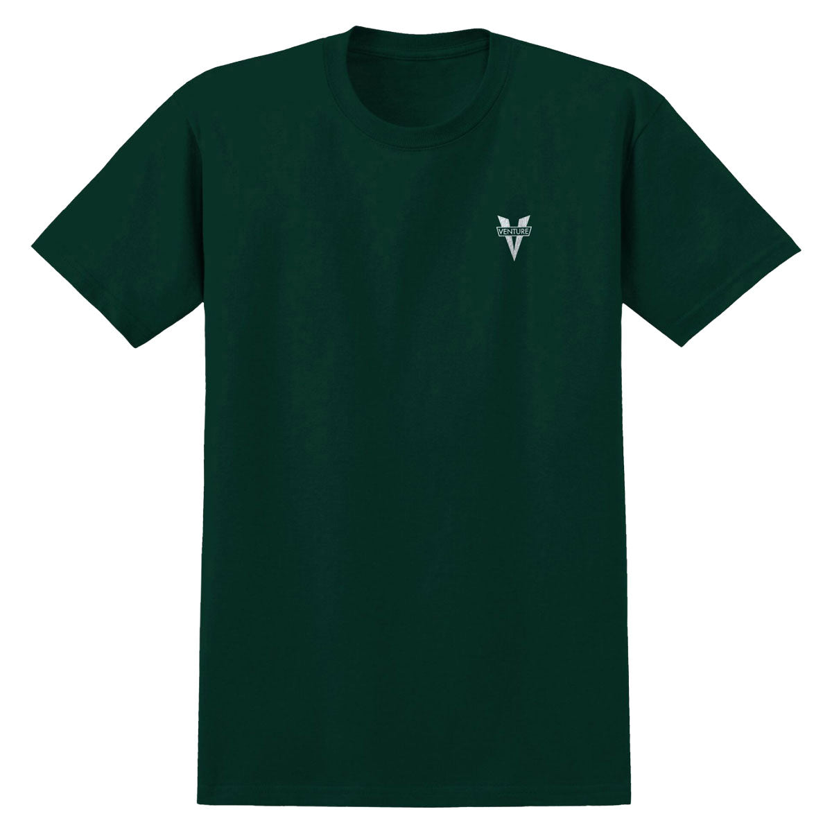 Venture Heritage Emb T-Shirt - Forest/White Embroidery image 1