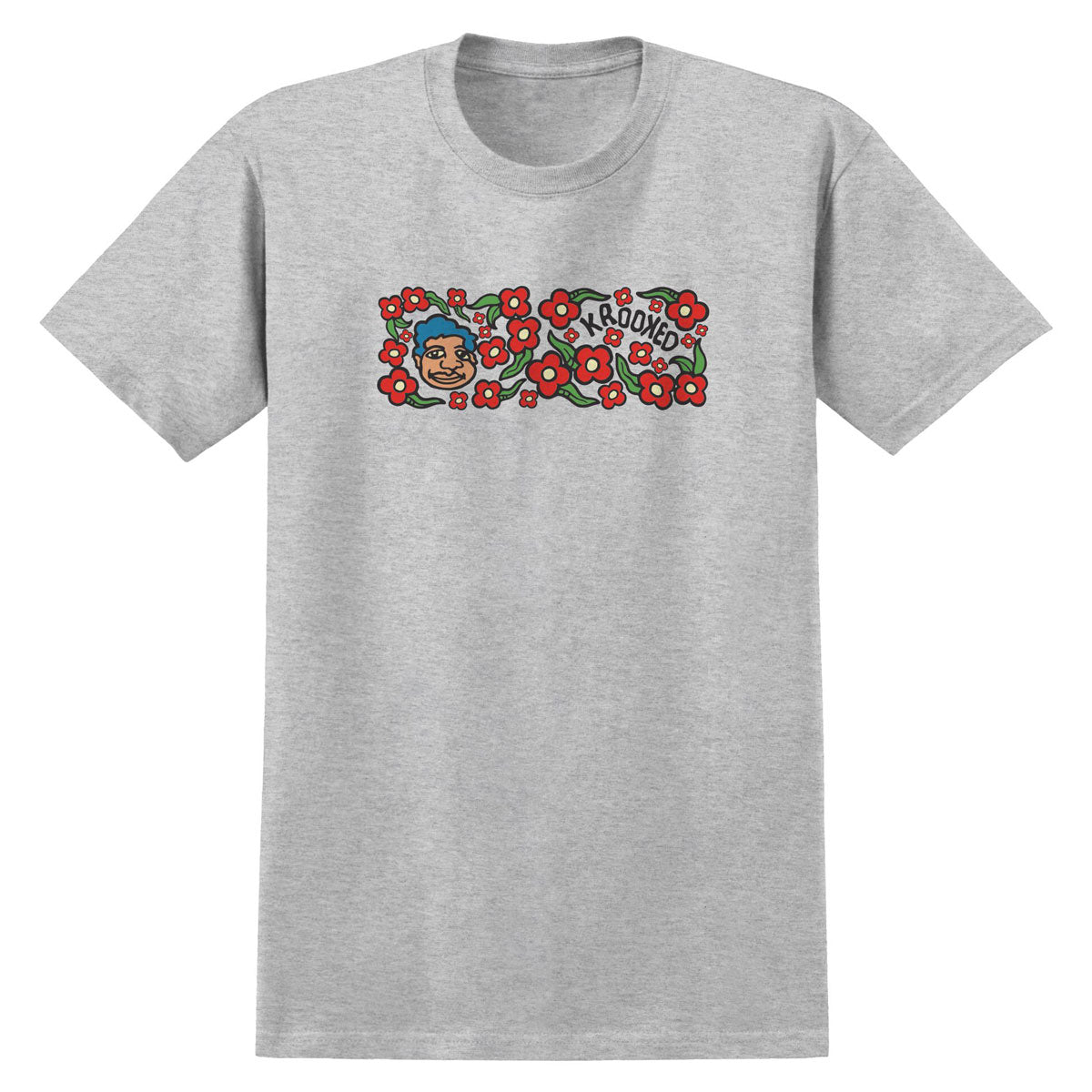 Krooked Sweatpants Redux T-Shirt - Heather Grey image 1