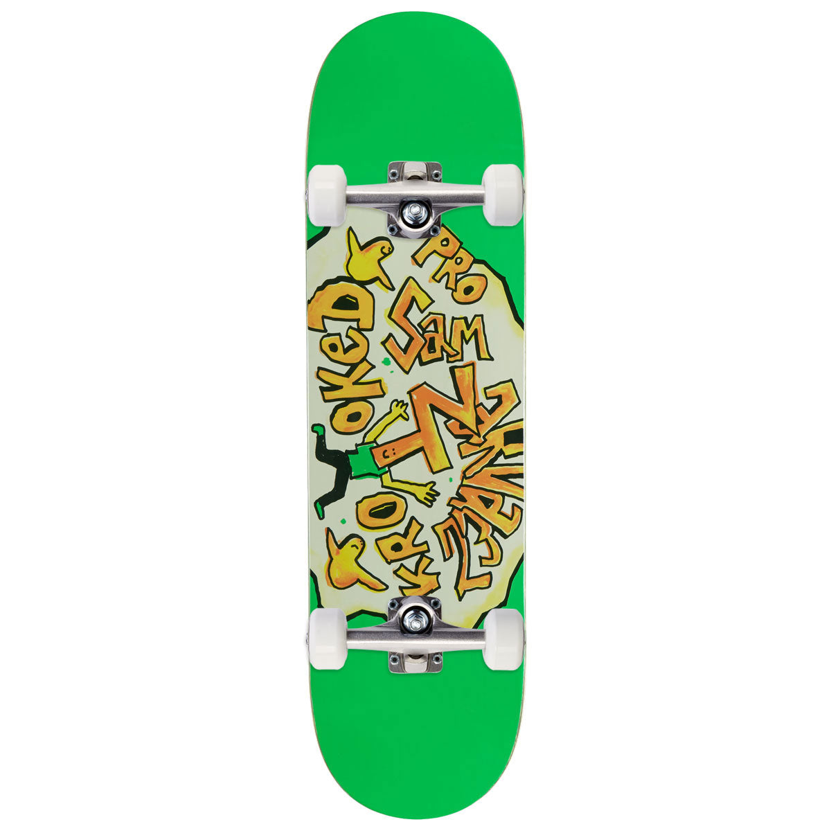 Krooked Sam Green Sam Skateboard Complete - Green - 8.50