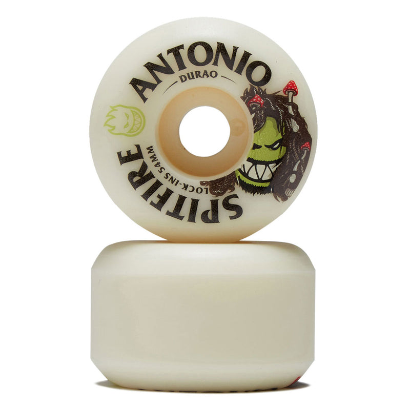 Spitfire F4 99d Antonio Durao Burn Squad Lock-ins Skateboard Wheels - Natural - 54mm